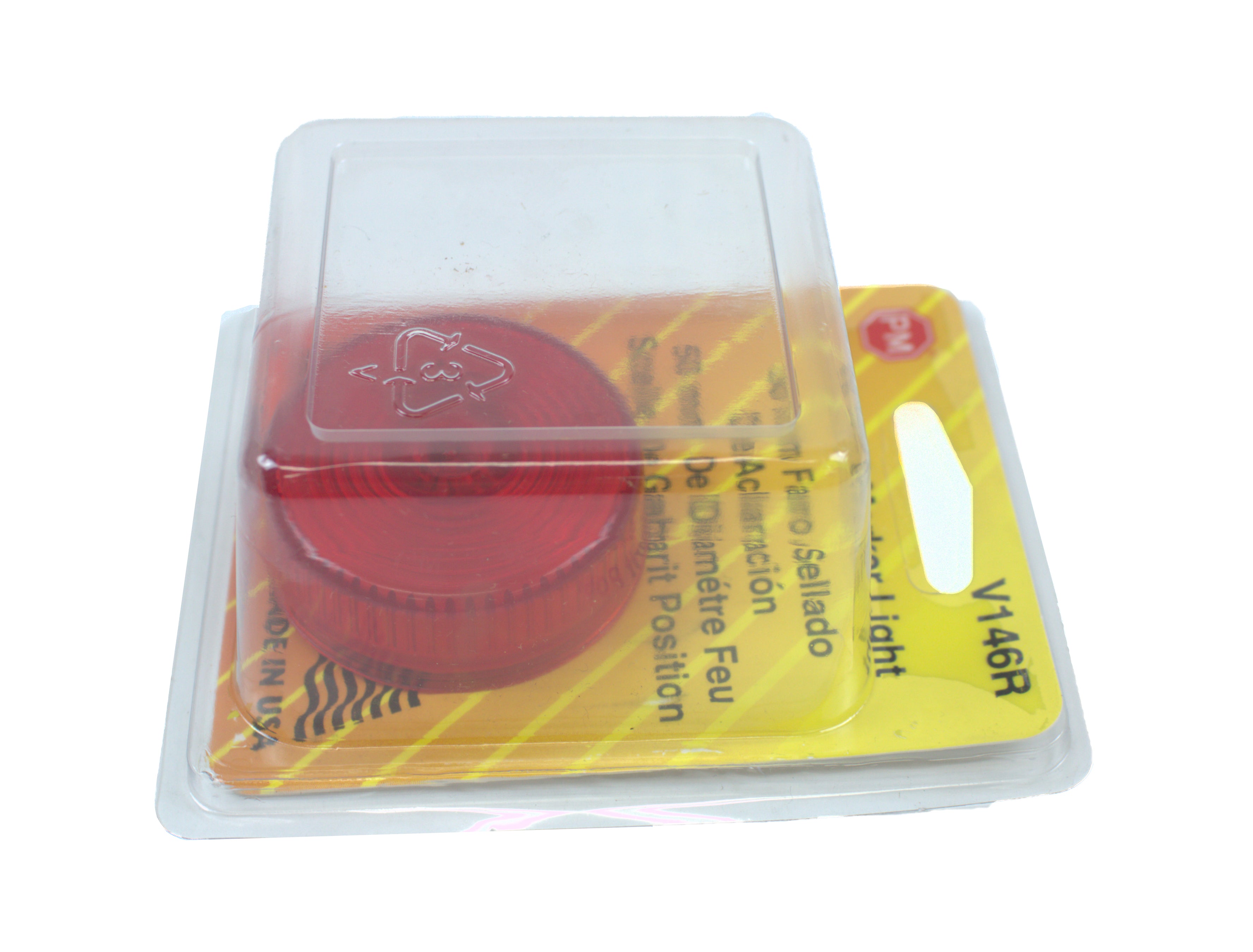 Peterson Clearance Marker Light 2in Red Acrylic Fits Boat