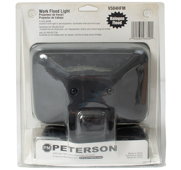 Peterson Lighting 4” x 6” Auxiliary Work Off Road Tractor Light Model