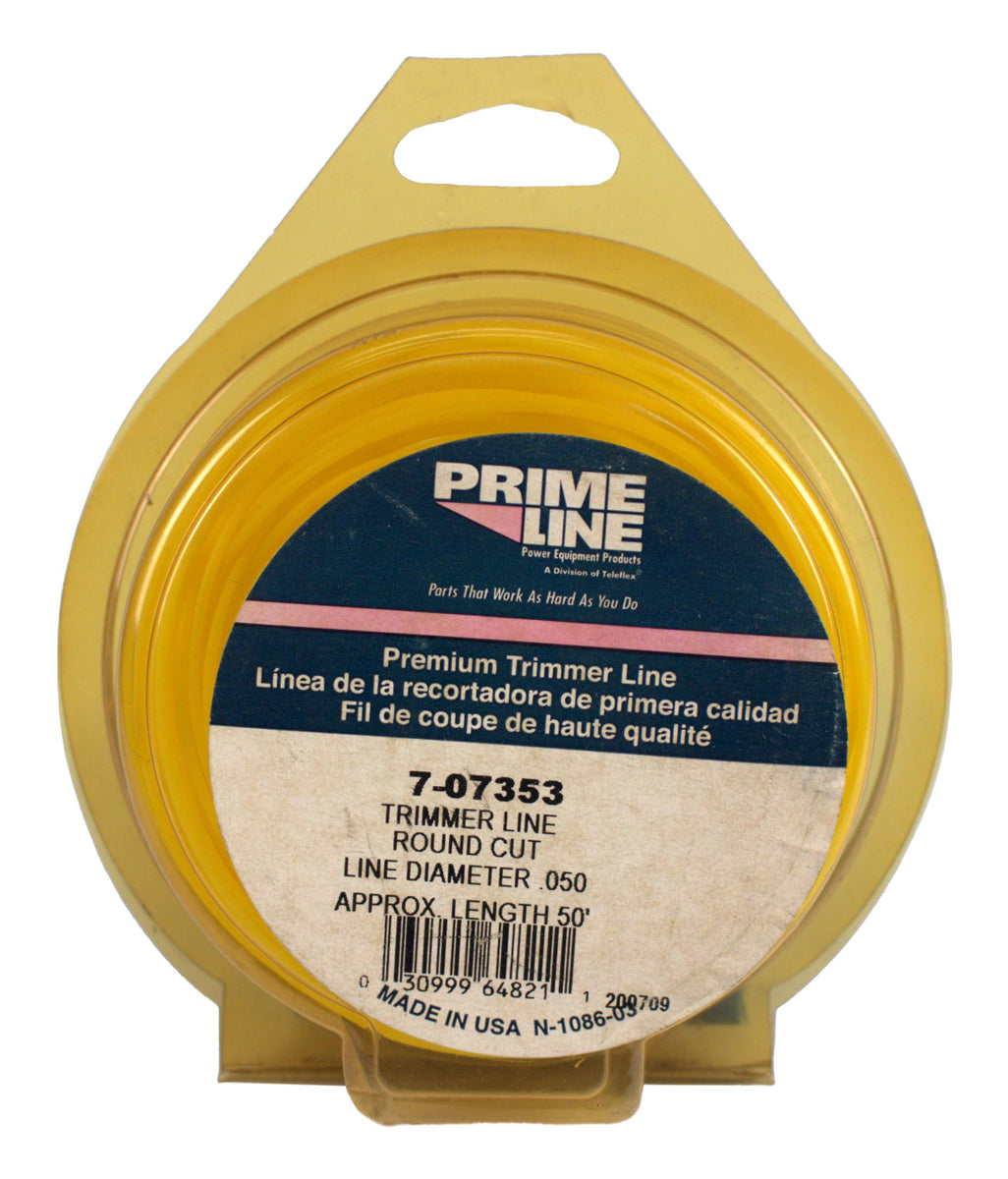 Prime Line Premium Trimmer Line 50ft Round Cut .050in Yellow Part Numb ...