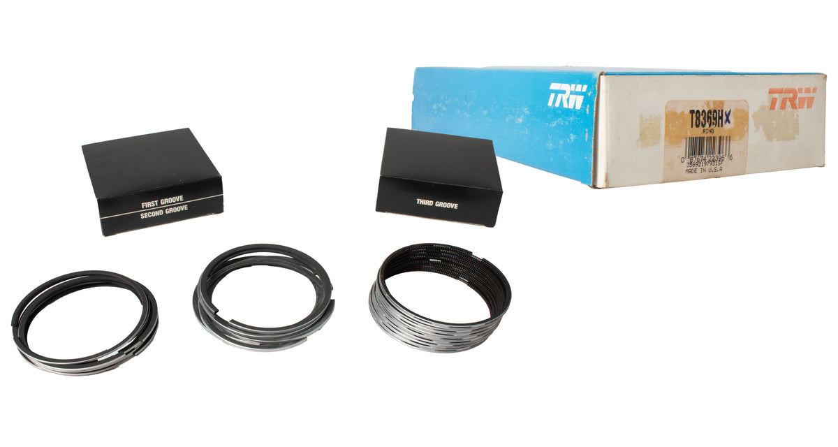 TRW Piston Ring Set Fits Select 1982-93 Chevrolet V8 6.2L Models Part ...