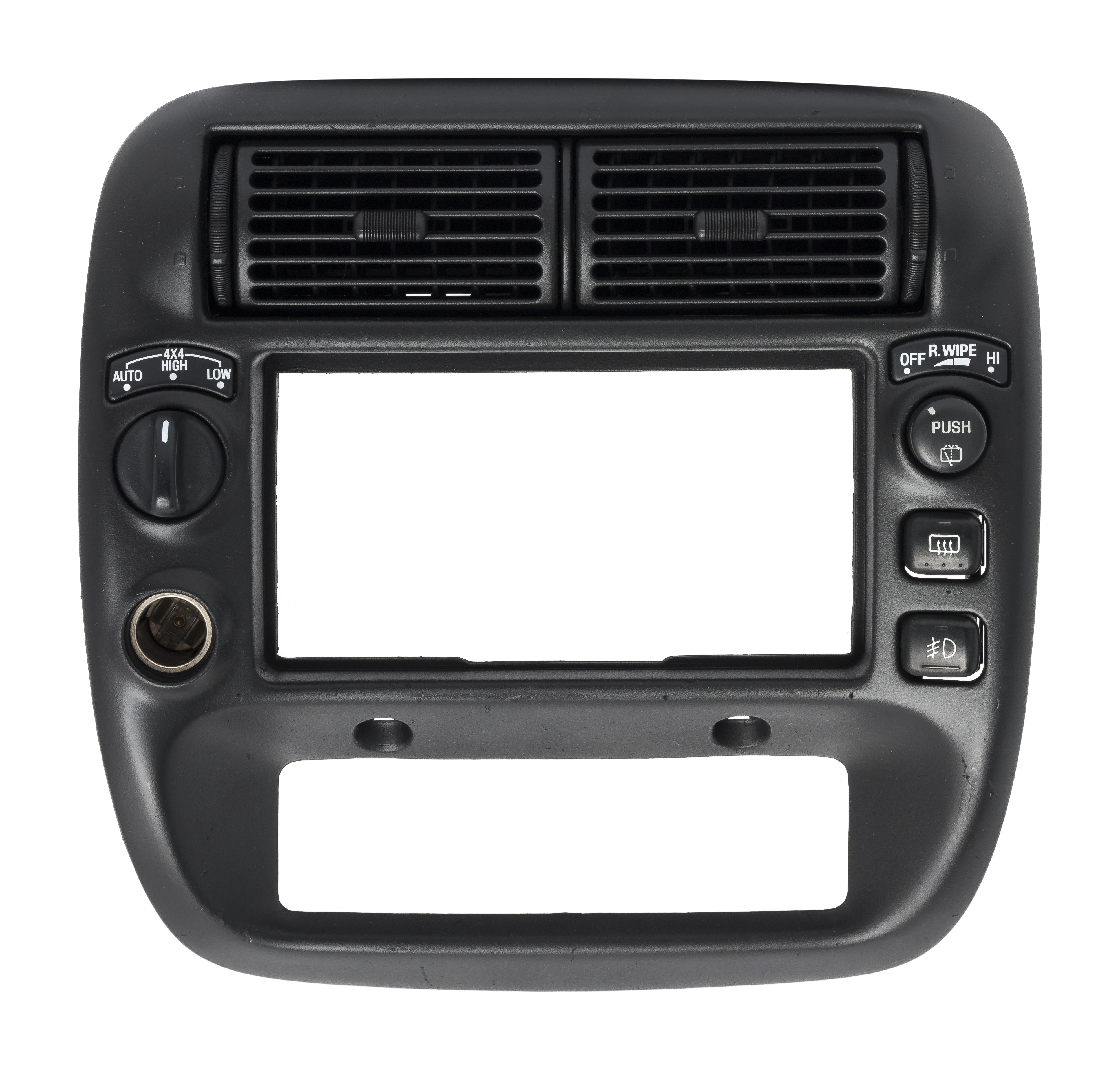 1995-2004 Ford Ranger Dash Mounted Radio Trim Bezel w Vents Part F67B ...