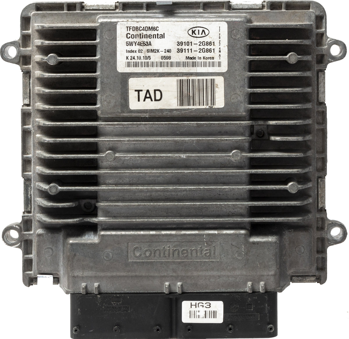 2011-13 Kia Optima ECU Electronic Engine Control Module Model Number 3 ...