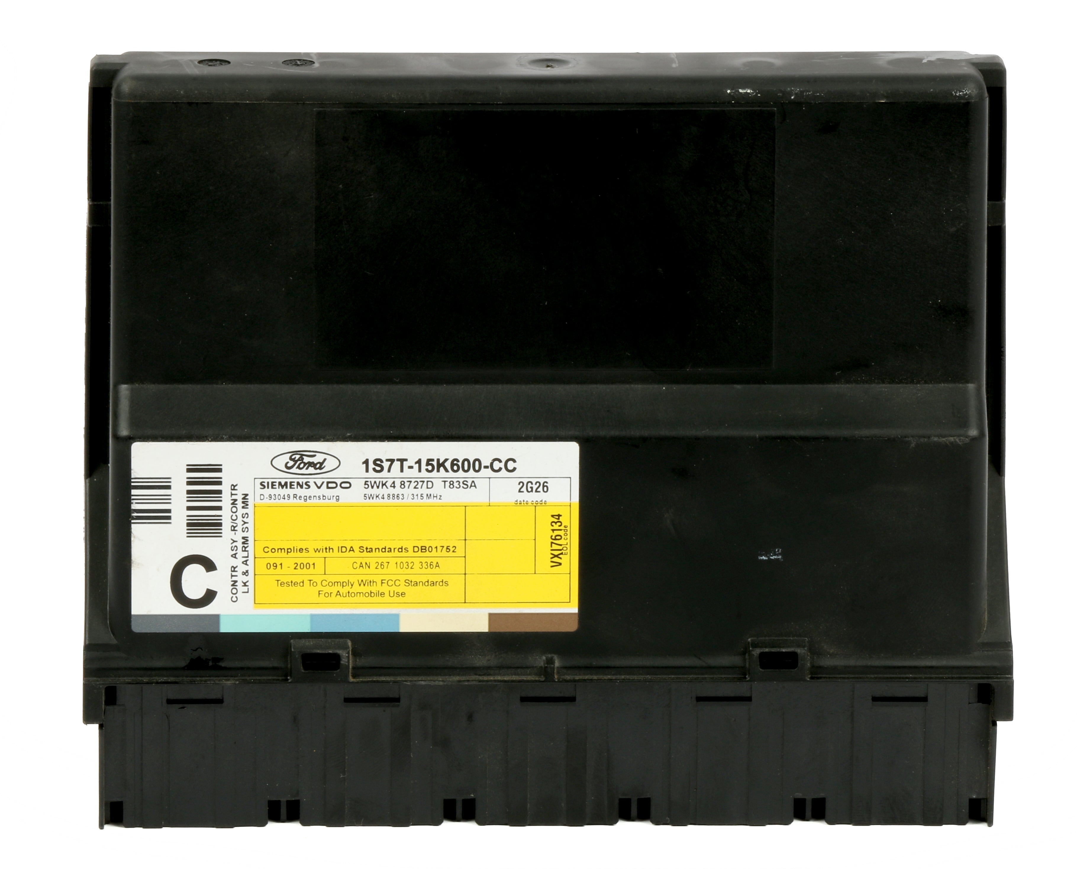 2002-2003 Ford Focus Anti-Theft Control Chassis Control Module 1S7T-15 ...