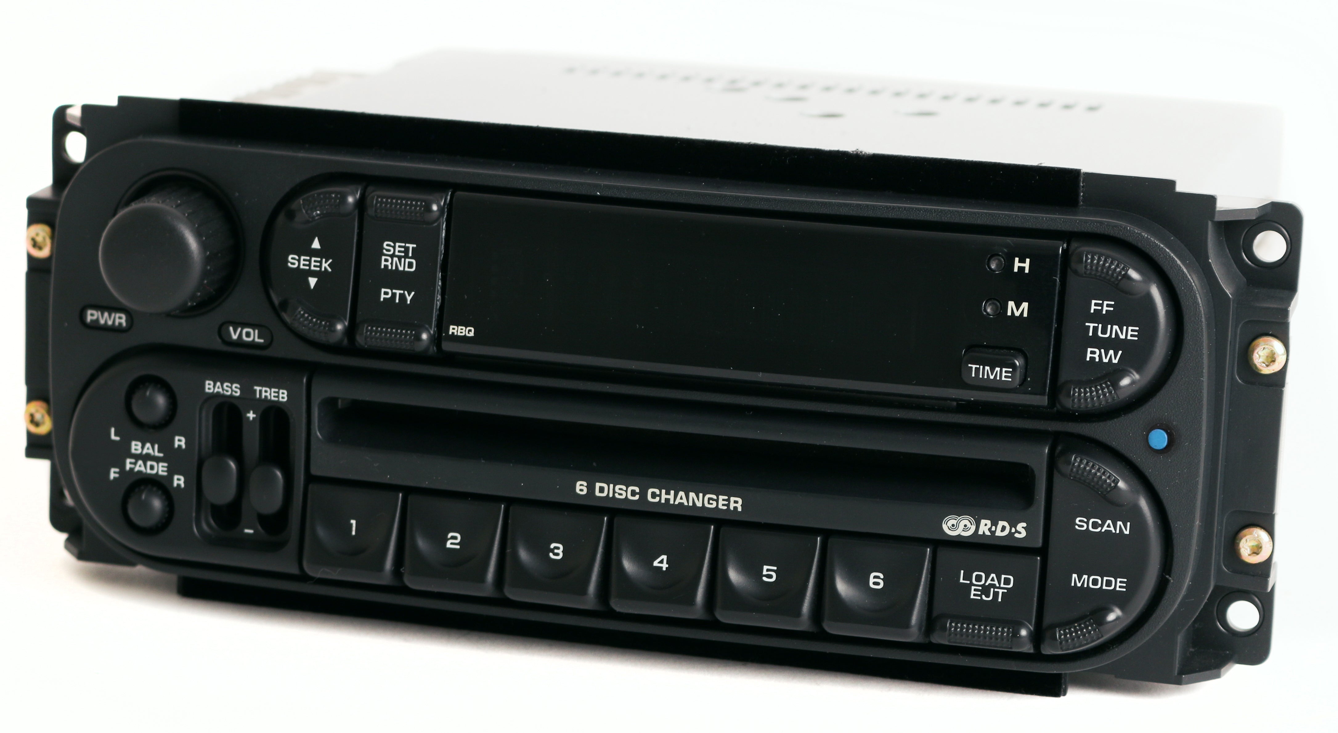 02-07 Jeep Chrysler Radio 22-10 AM FM 6 Disc CD Bluetooth RBQ Slider P ...