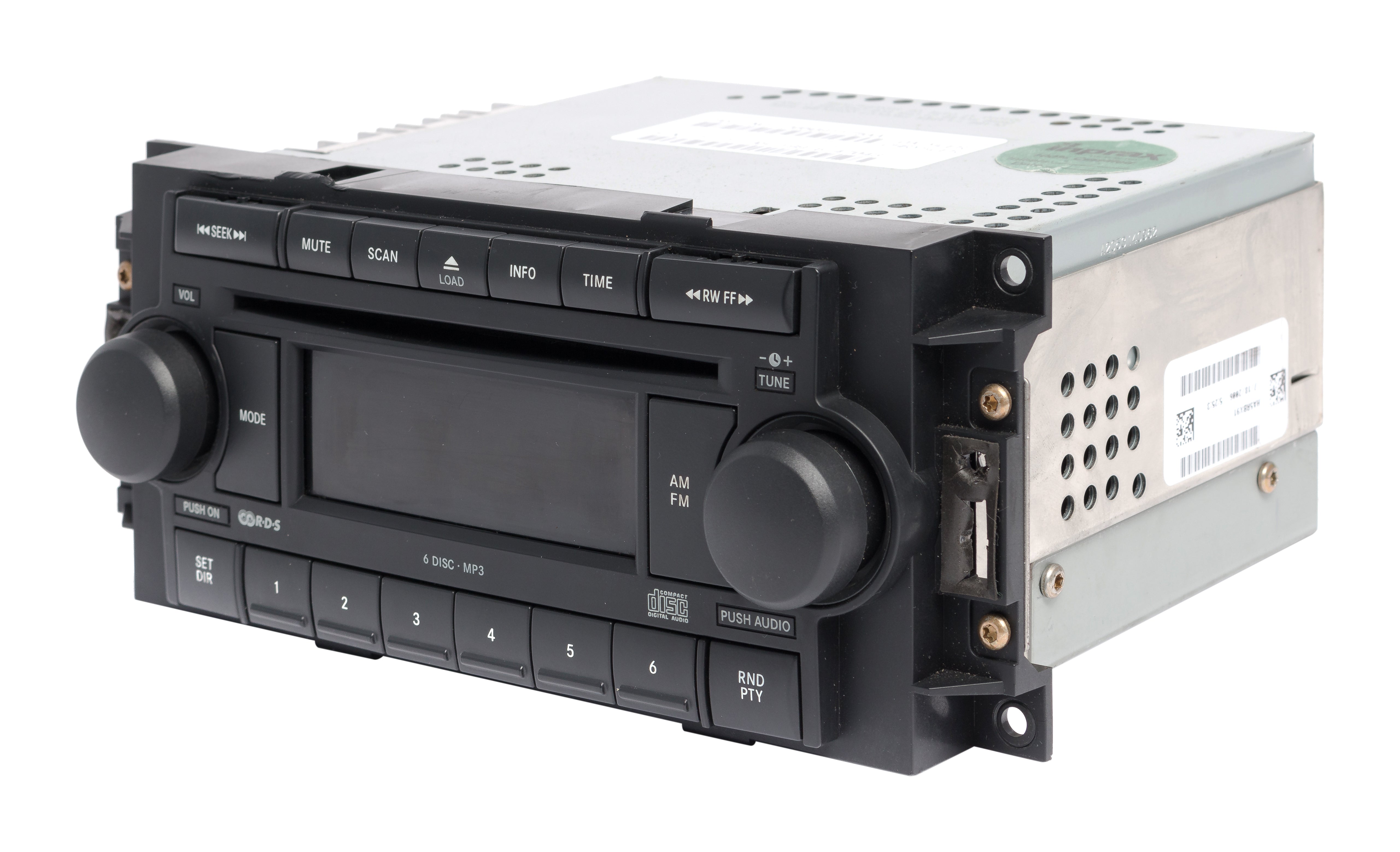 2006-2010 Chrysler PT Cruiser AM FM Radio 6 Disc CD Player