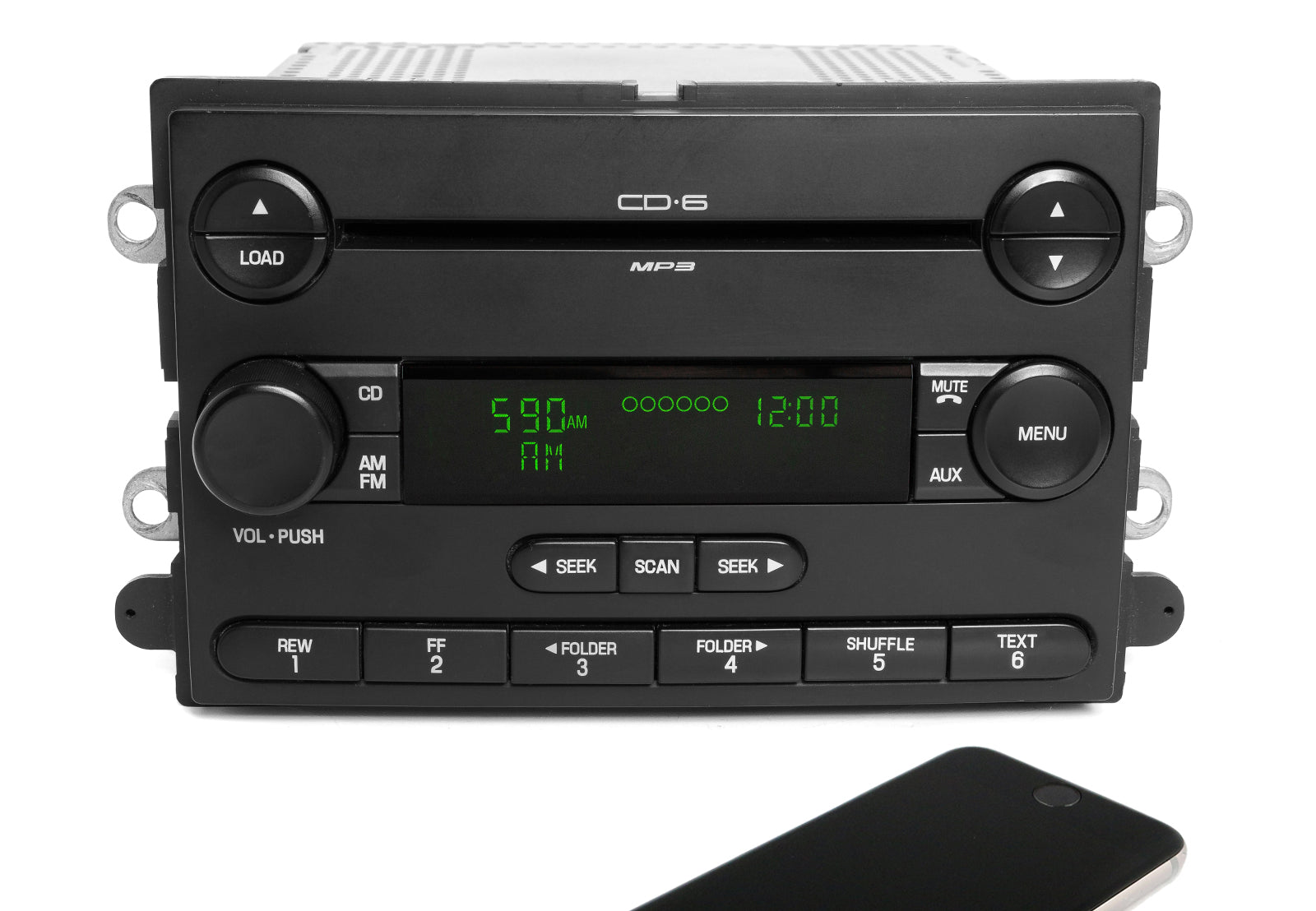2005 Ford Freestyle AM FM Radio 6 CD Player w Bluetooth Upgrade 5F9T-1 ...