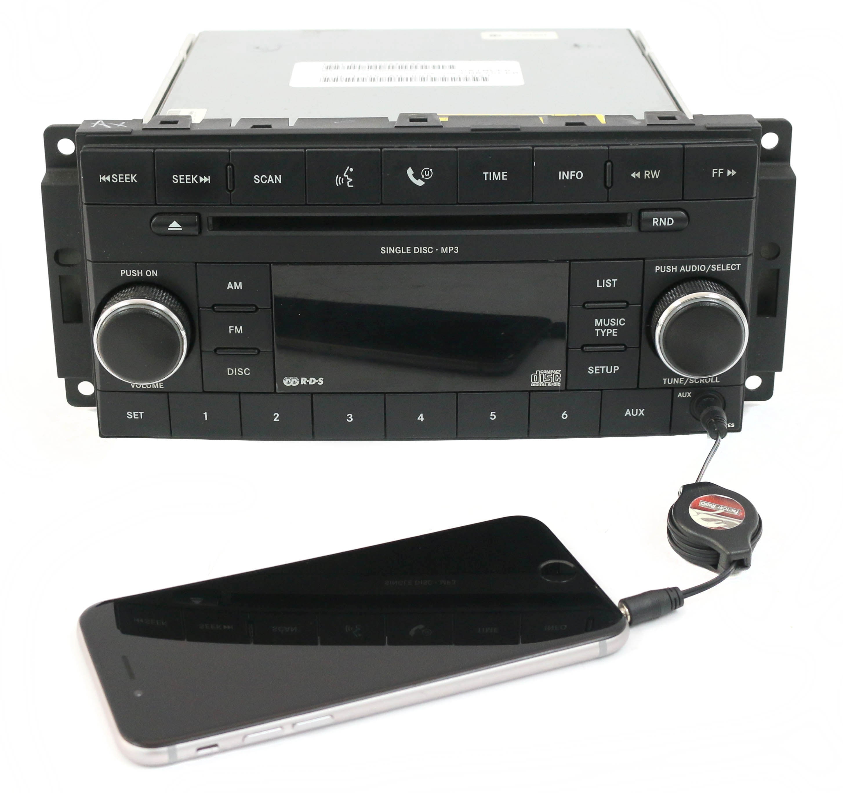 07-08 Dodge Avenger Chrysler Sebring AM FM Radio CD Player w Aux