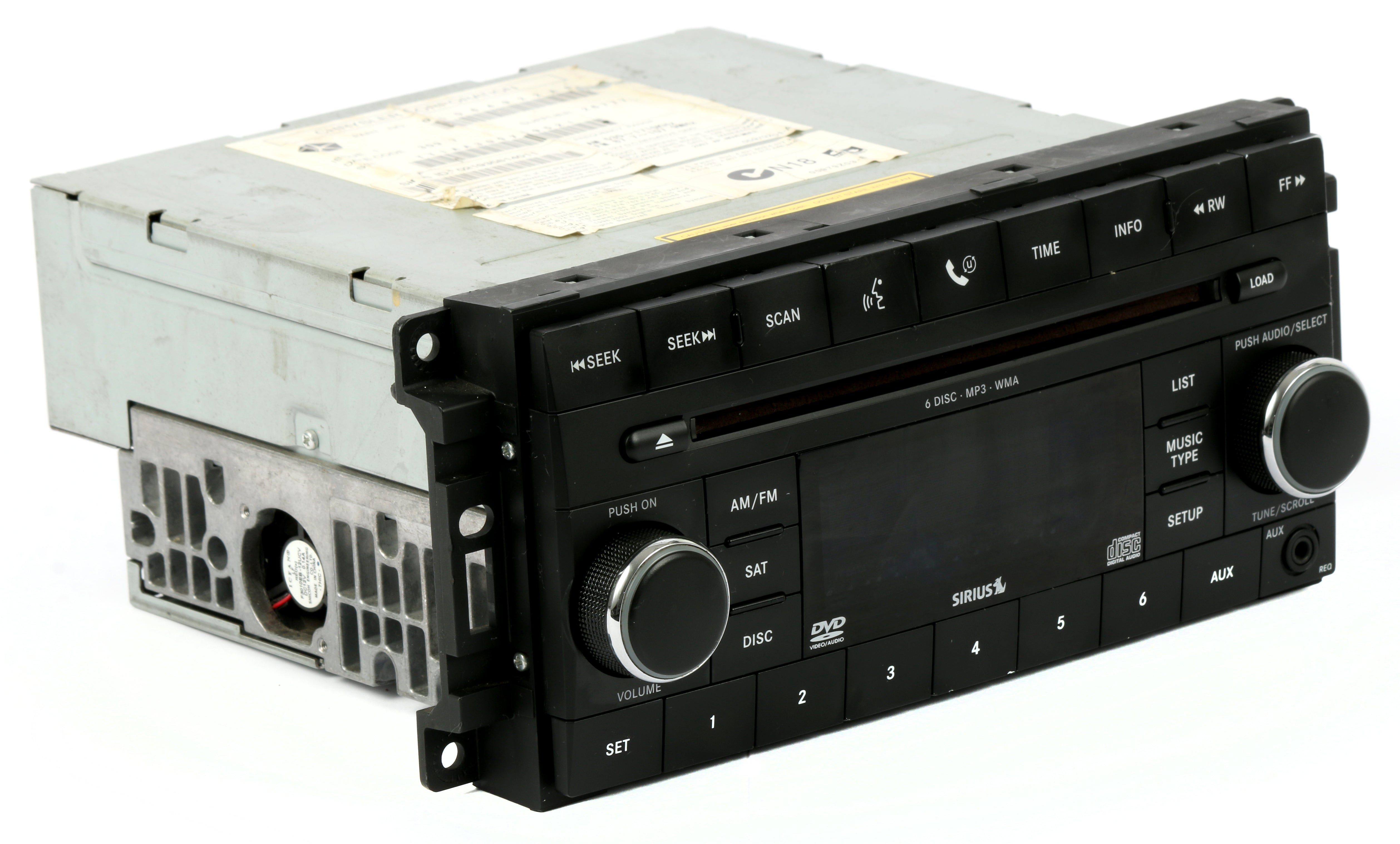2007-2011 Chrysler Sebring AM FM Radio 6 Disc DVD CD w Satellite 05064 ...
