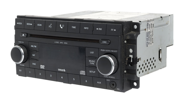 2009-2014 Chrysler Dodge Jeep AM FM SXM 6 Disc MP3 Player w Aux
