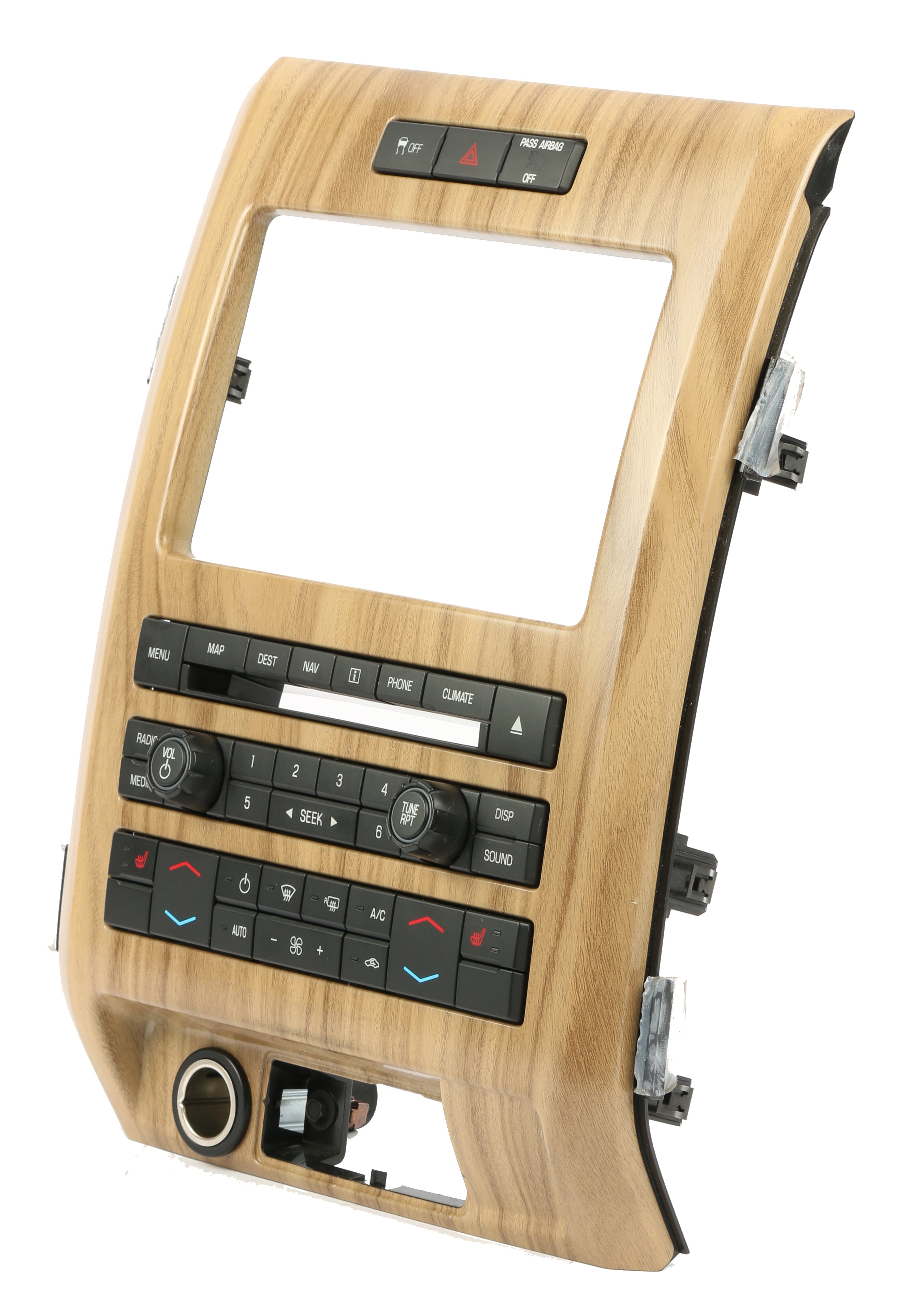 2011-12 Ford F-150 AM FM CD Control Panel w Heated Seats BL3T-18A802-C ...