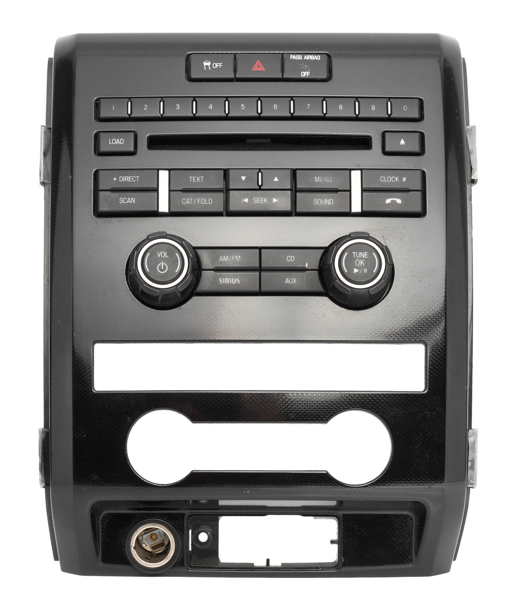 2012-2014 Ford F-150 Radio Control Panel Bezel w 12v Output CL3T-18A80 ...