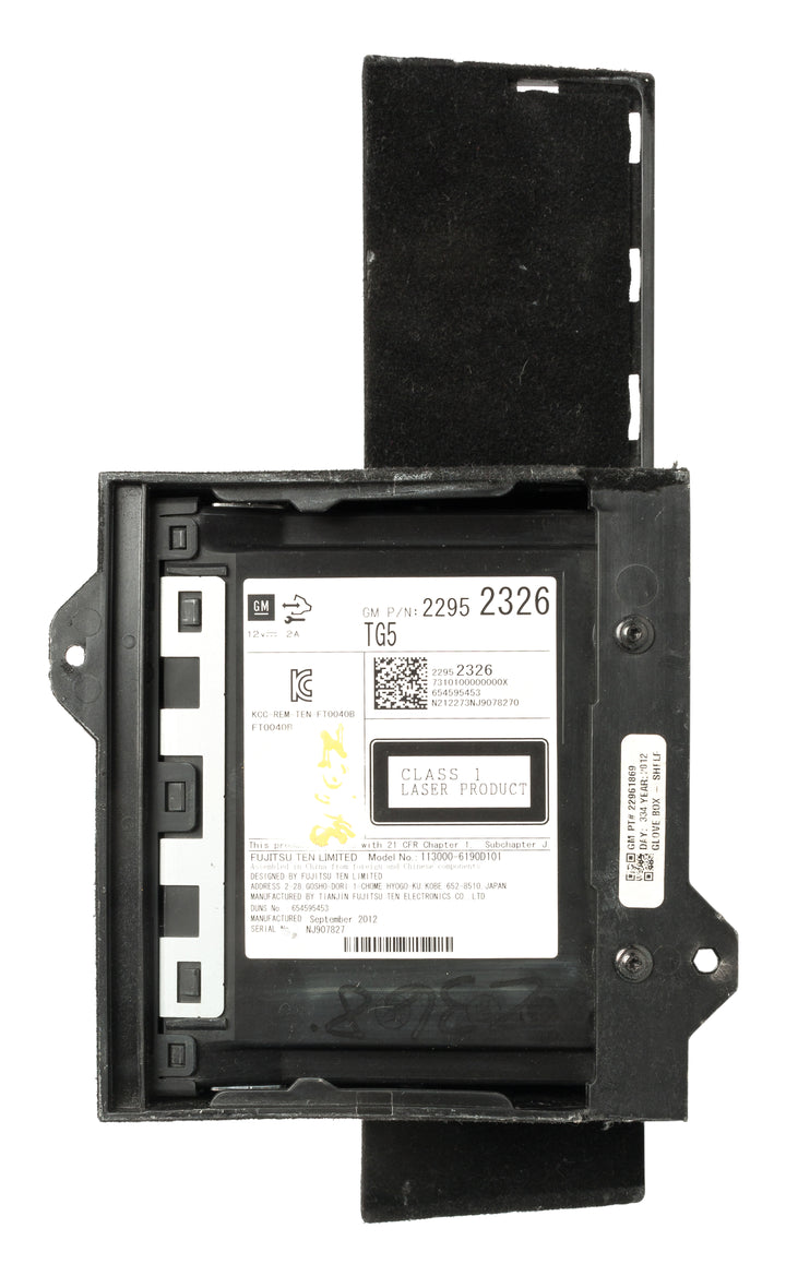 2013-2014 Cadillac ATS XTS Single Disc CD Player 22952326 Opt TG5