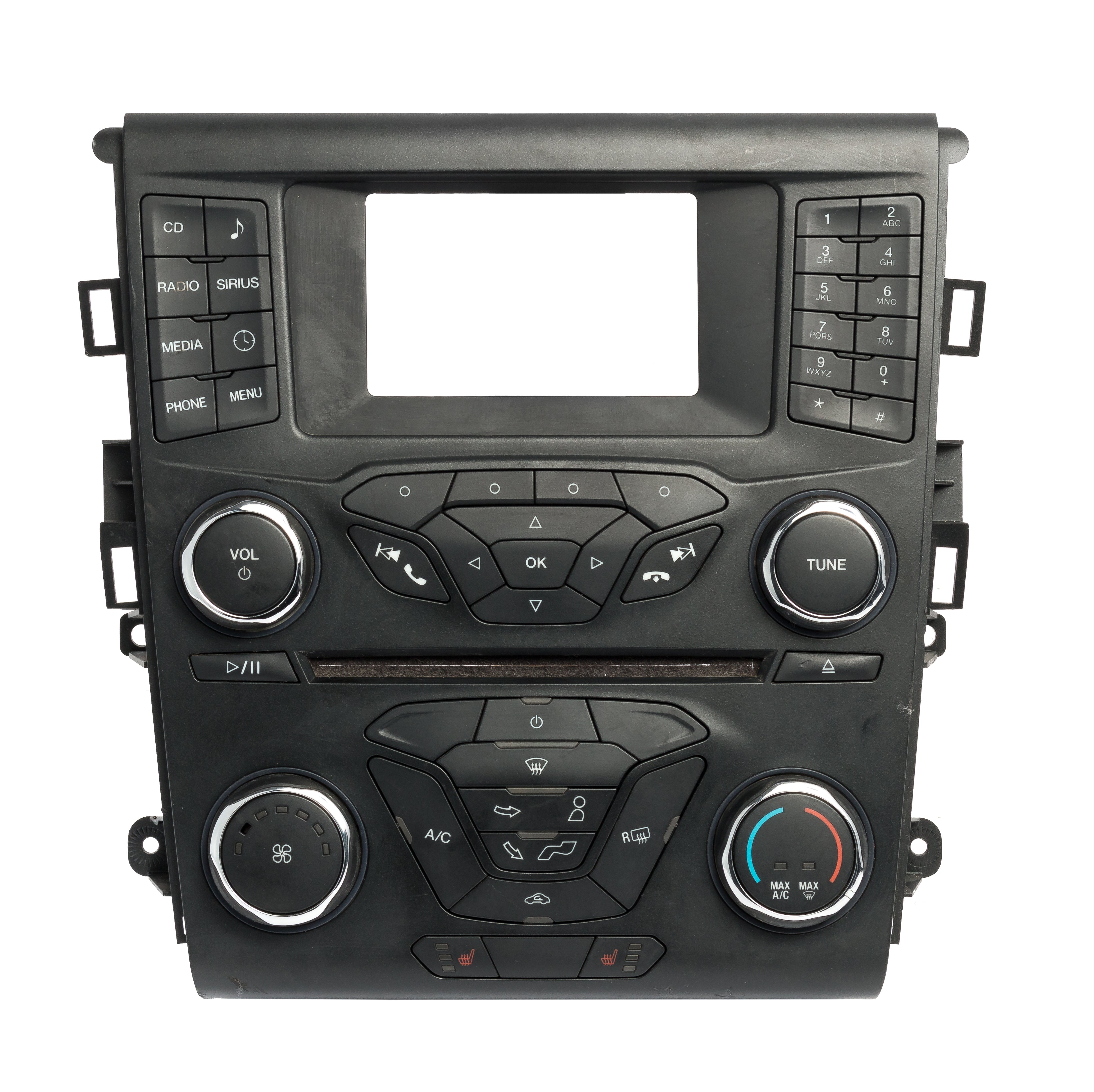 2013 Ford Fusion Control Panel With Radio And Climate Controls DS7T-18 ...