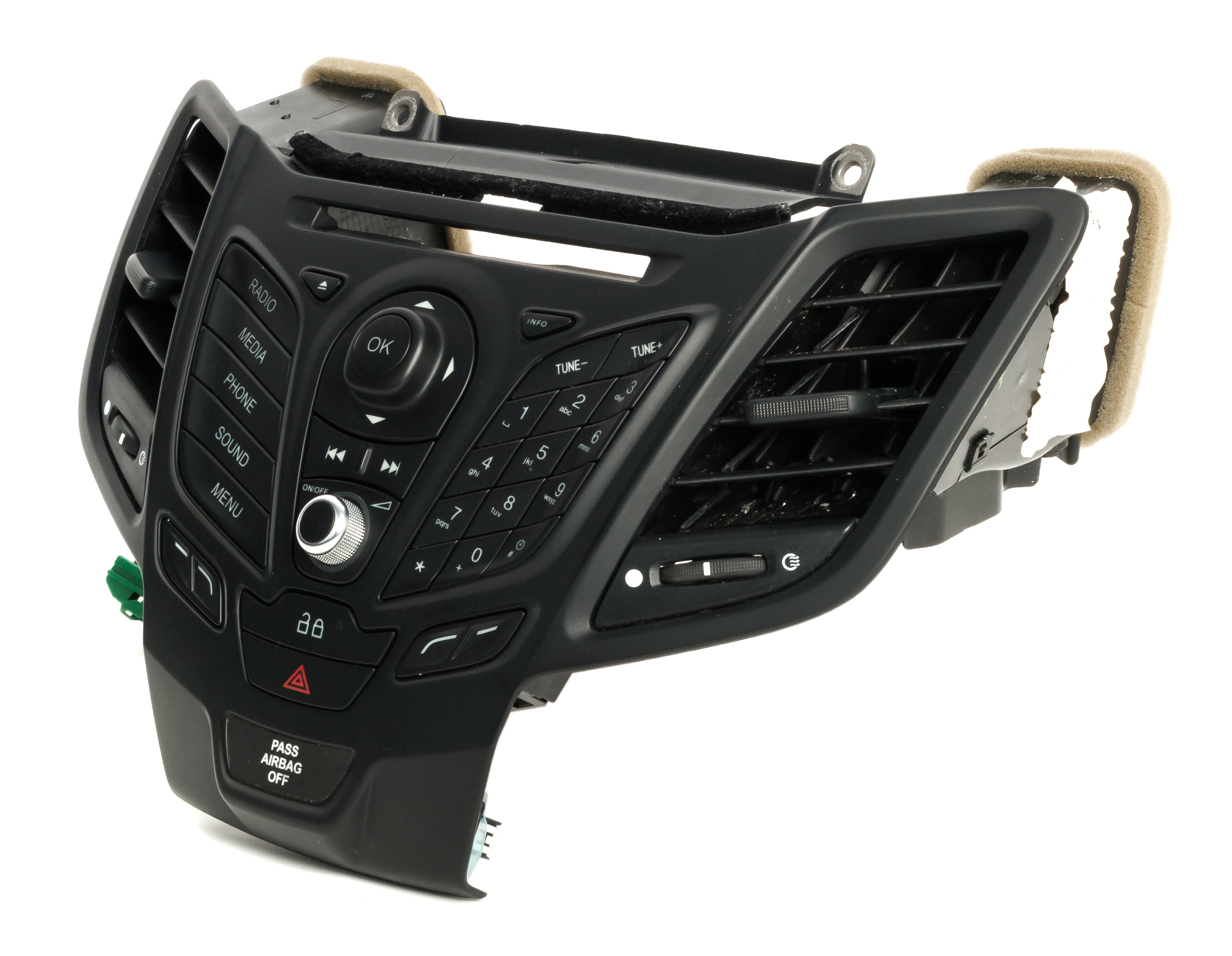 1848822 2014-15 Ford Fiesta OEM Original Radio Control Panel with Vents D2BT-1 ...