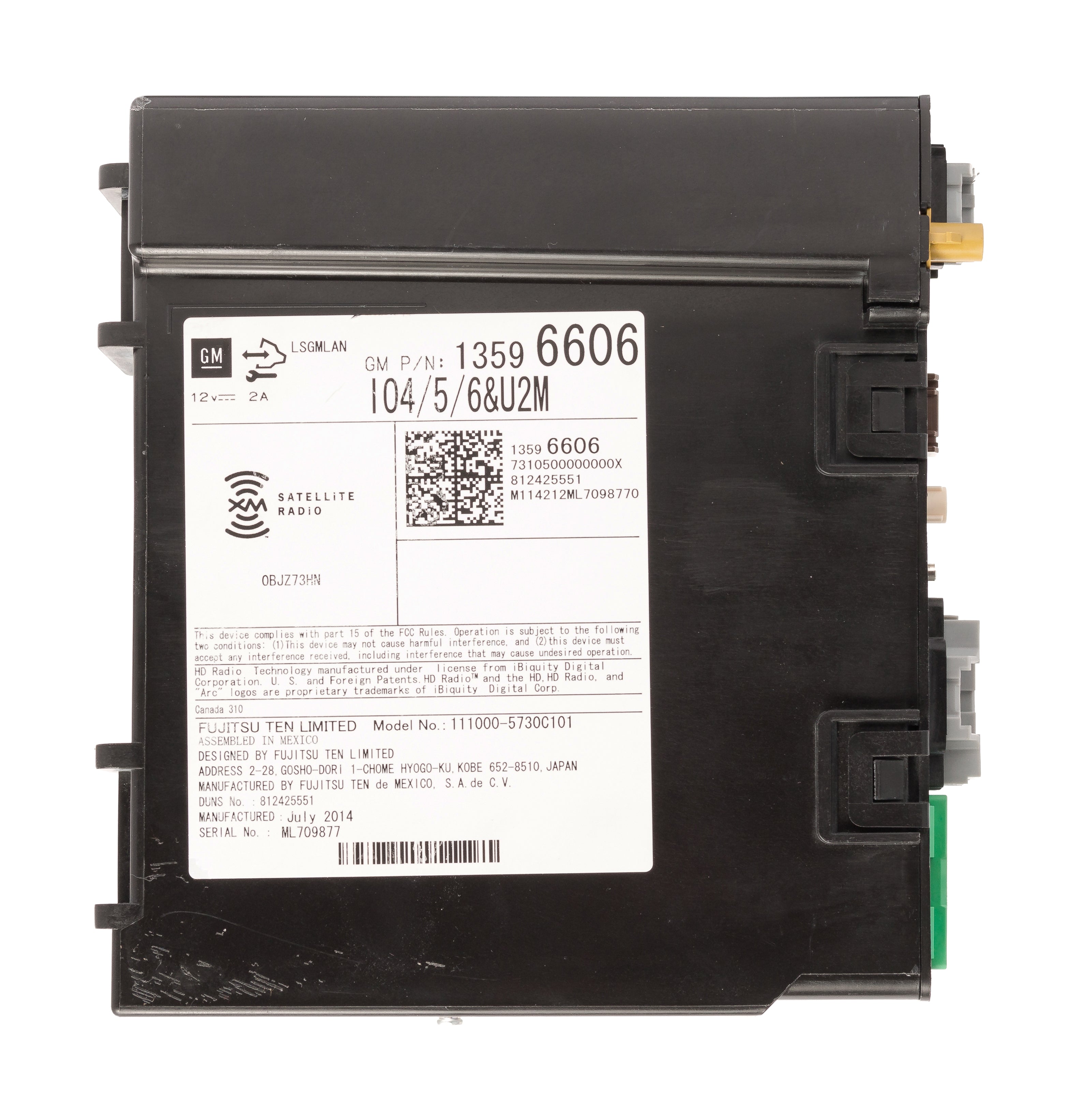 thumbnail image 2 of OEM GM Radio Antenna Amplifier 2015-2020 Escalade Suburban Tahoe Yukon (23194572) 2 of 4
