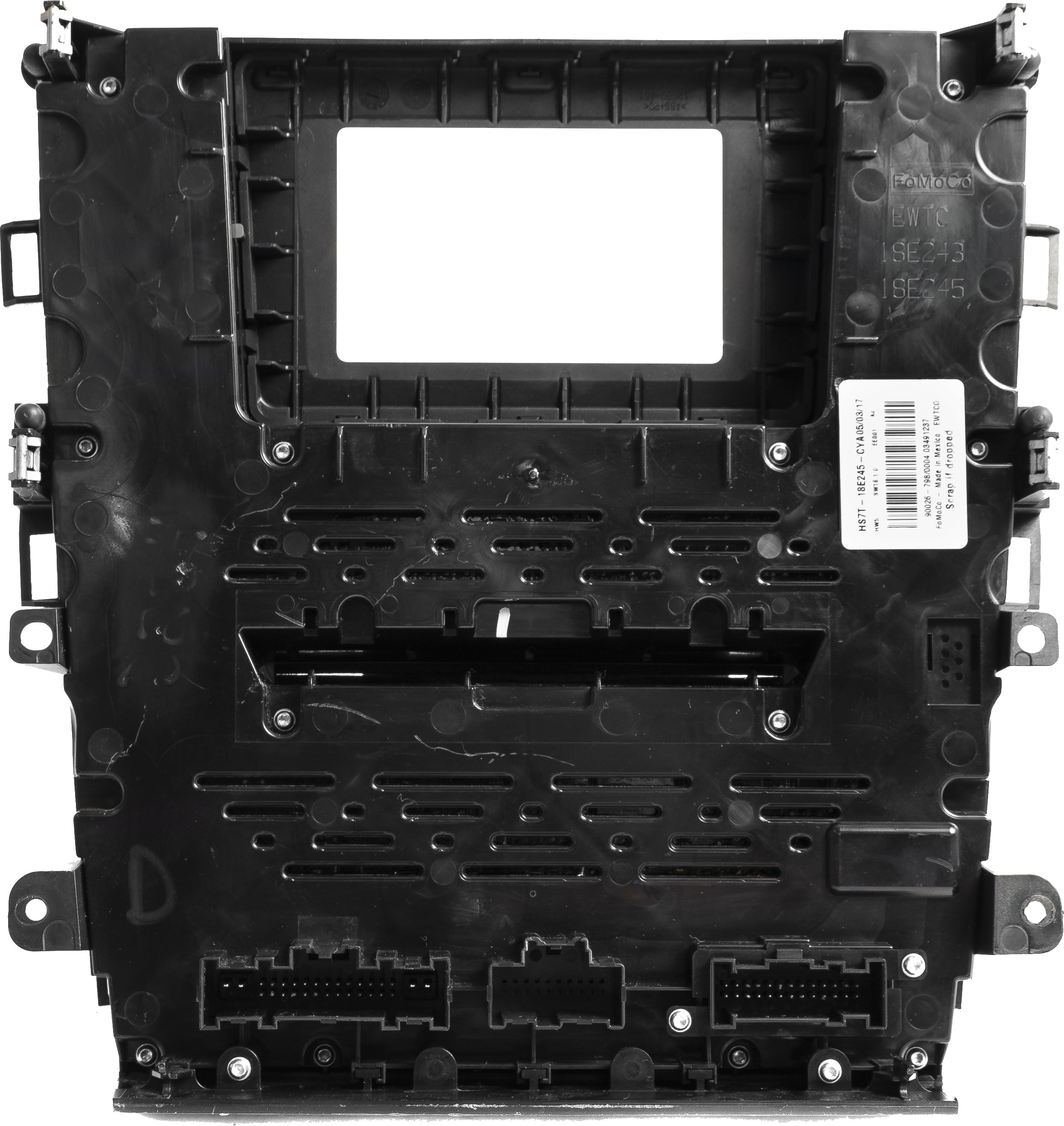 2017-20 Ford Fusion Radio Audio Dual Climate Control Panel Model HS7T ...