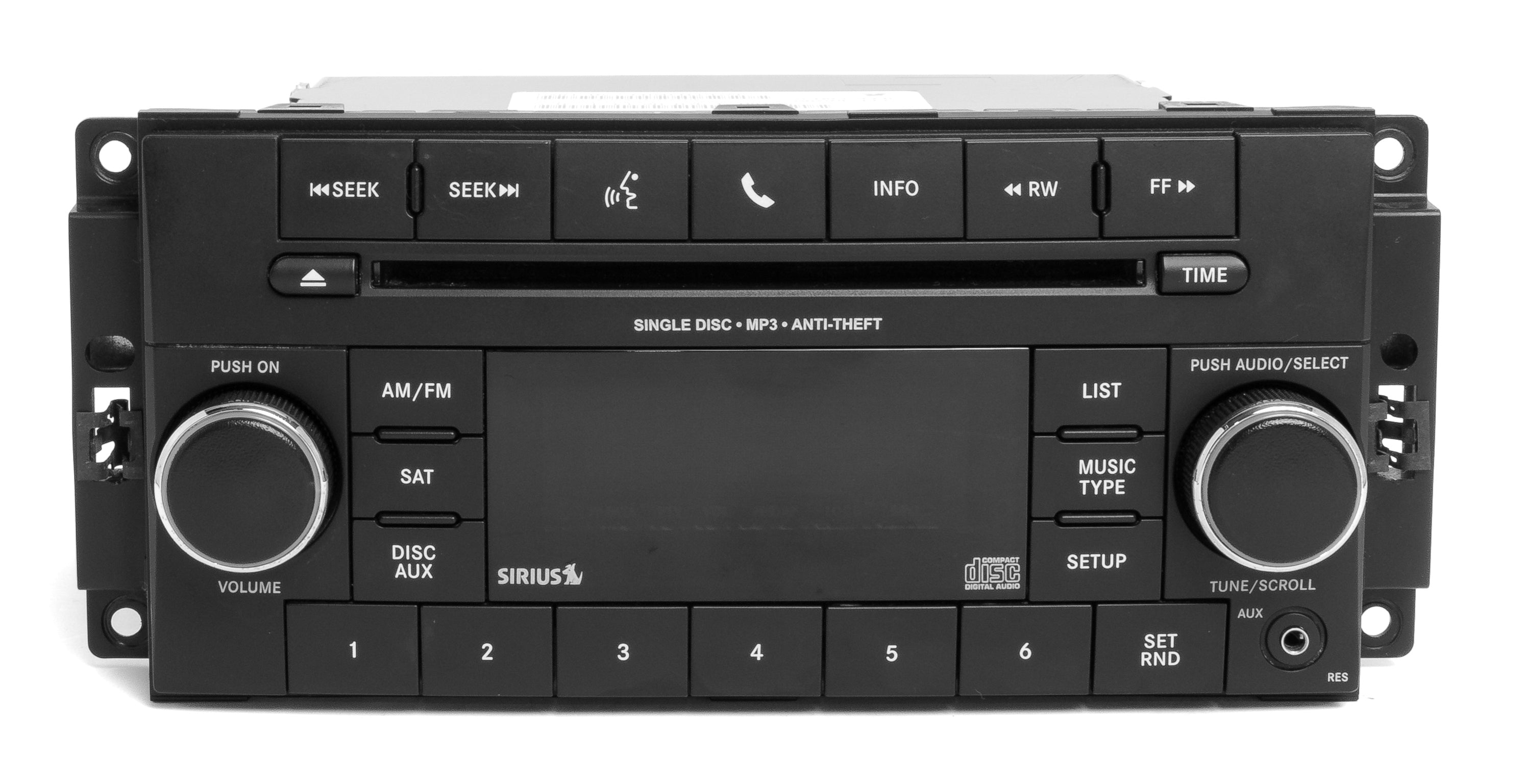 2013-2017 Chrysler Dodge Jeep AM FM XM Radio MP3 CD Player w Aux P0509 ...