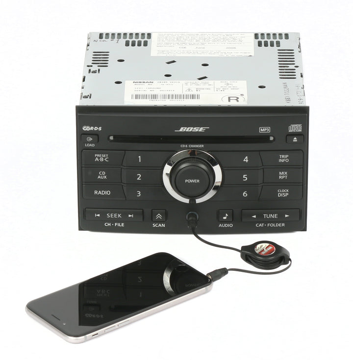 Nissan Maxima 07 AM FM Radio 6 Disc CD Player Aux Input 28185