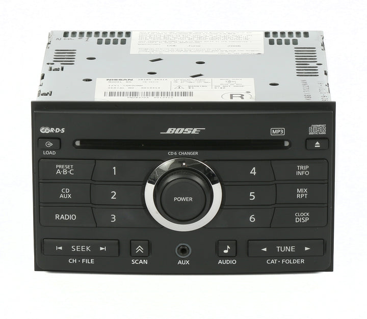 ミュージック PERSONZ MANIA 20111016 Nissan Maxima 07 AM FM Radio 6 Disc CD Player Aux Input 28185