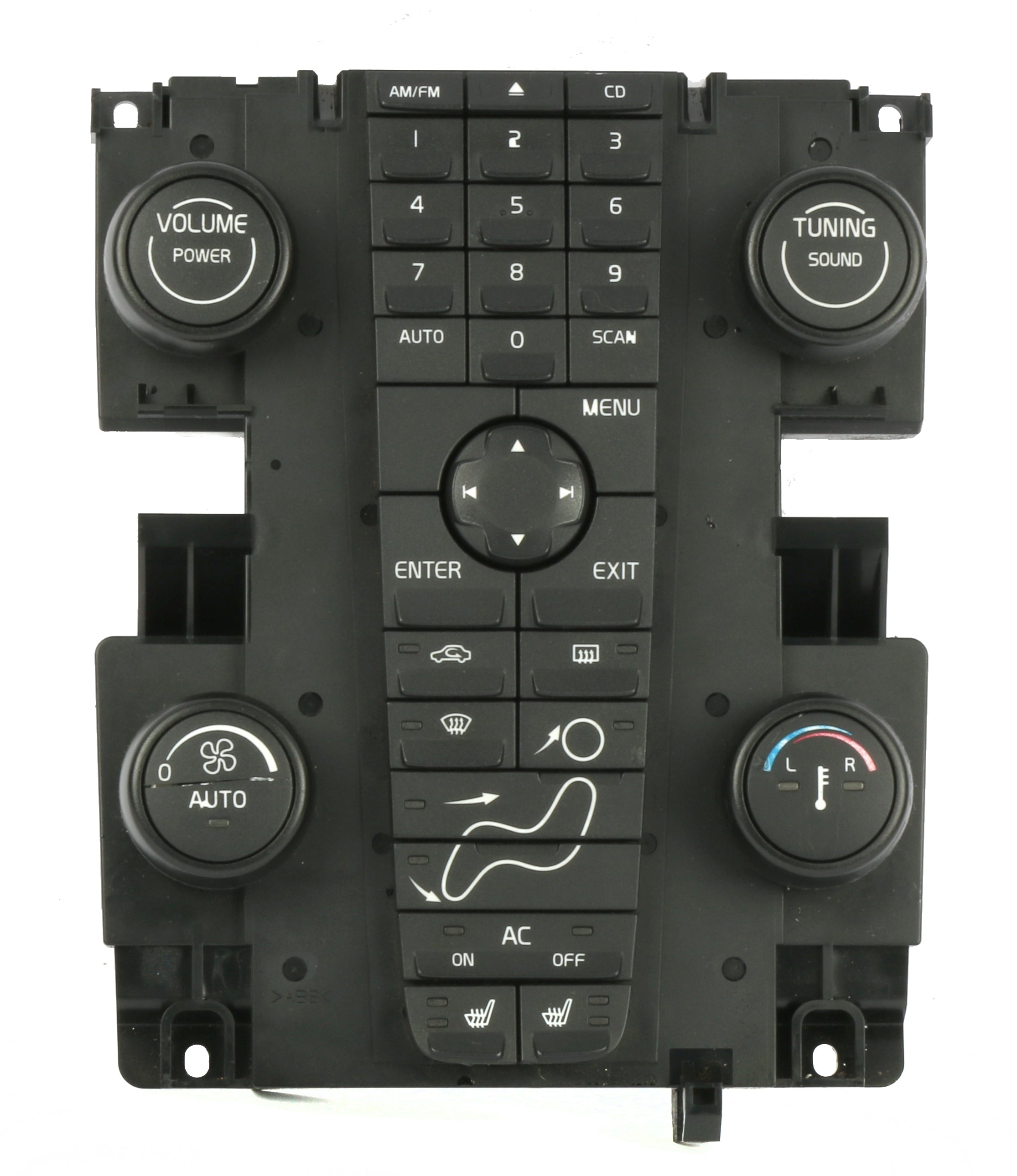 2004-07 Volvo 30 40 50 Series Audio Control Module with Climate Contro ...