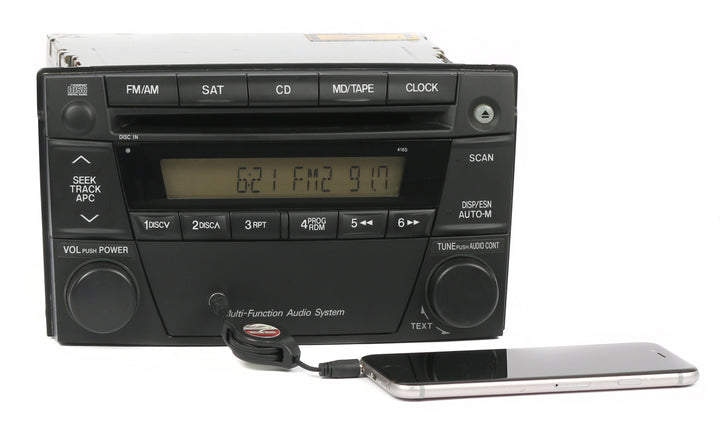 2004-2006 Mazda MPV AM FM Radio Single Disc CD Player w Aux Input
