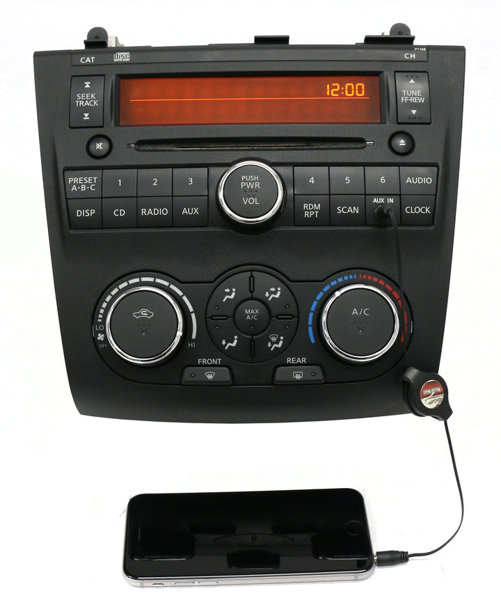 2008-2009 Nissan Altima AM FM Radio CD w Aux and Temp Controls