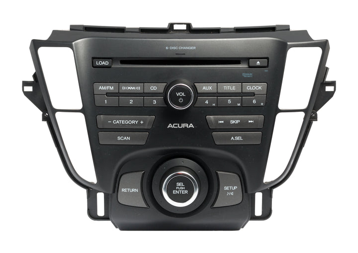 2009-2014 Acura TL AM FM Radio XM 6 Disc CD Player 39100-TK4-A411-M1 Option 1BB1