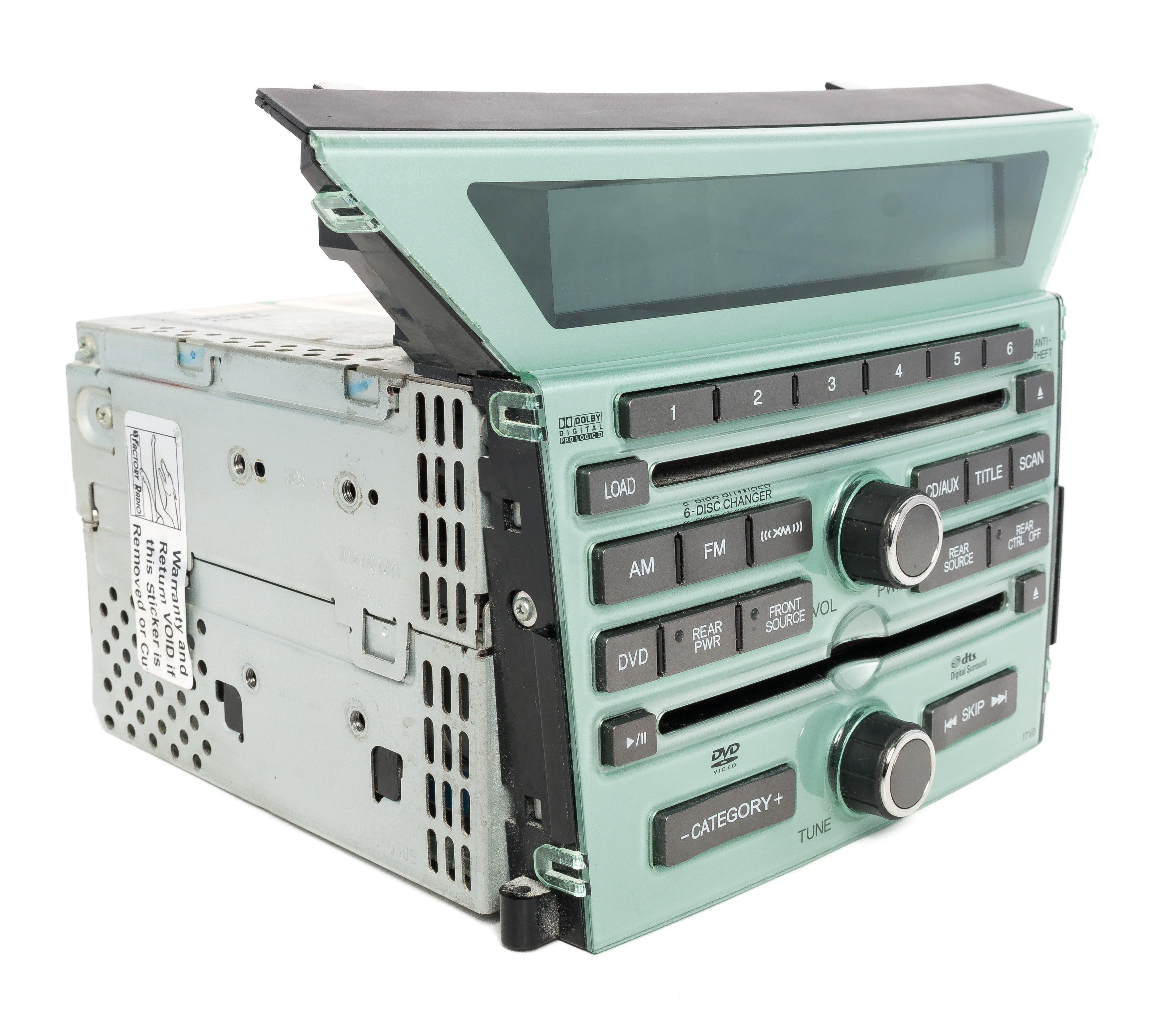 2011 Honda Pilot AM FM XM 6 Disc DVD Radio 39100-SZA-A800 1TV0 Code In ...