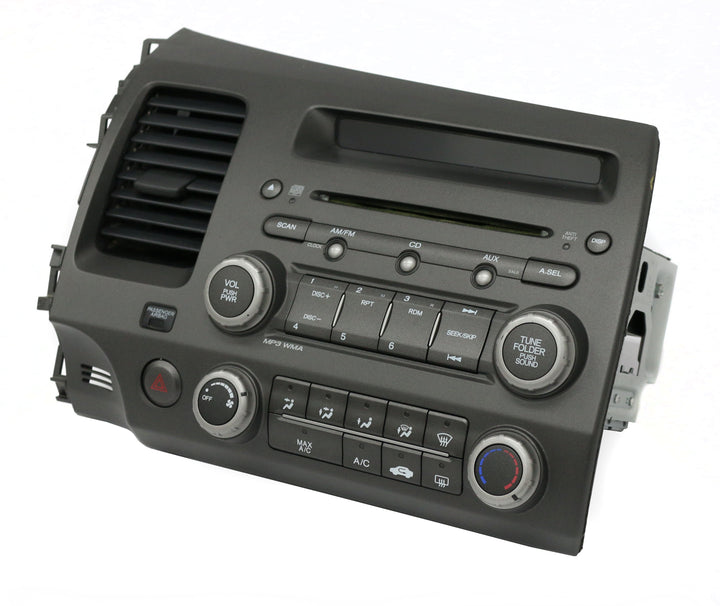 2009-11 Honda Civic AM FM XM Radio mp3 CD w Temp Controls 39100