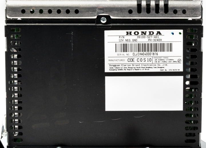 2011-12 Honda CR-Z AM FM Radio CD Player Auxiliary Input Part