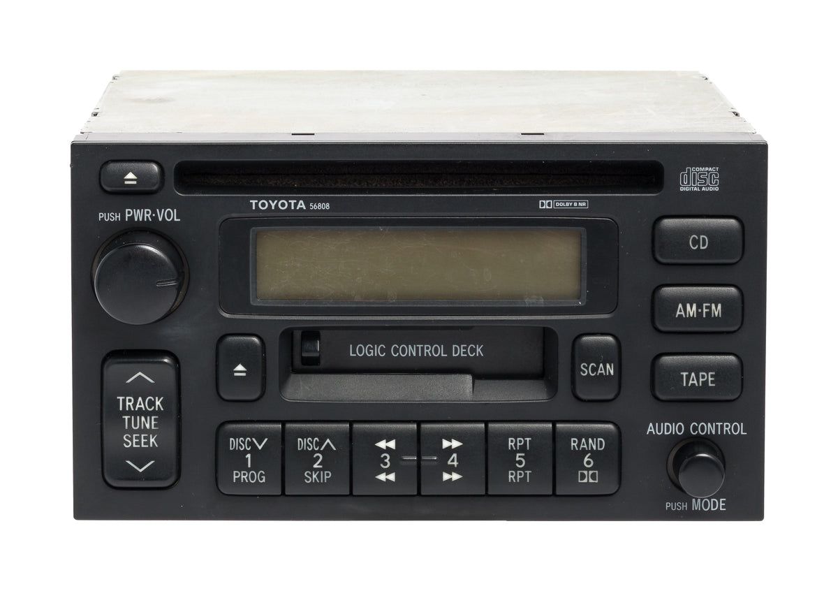 1995-00 Toyota 4 Runner AM FM Radio Receiver Single Disc CD Player ID ...