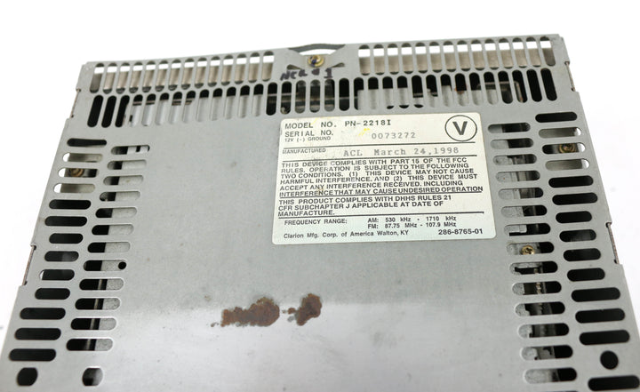 1998-1999 OEM Nissan Altima Receiver AM FM CD PN2218IA Face CY516