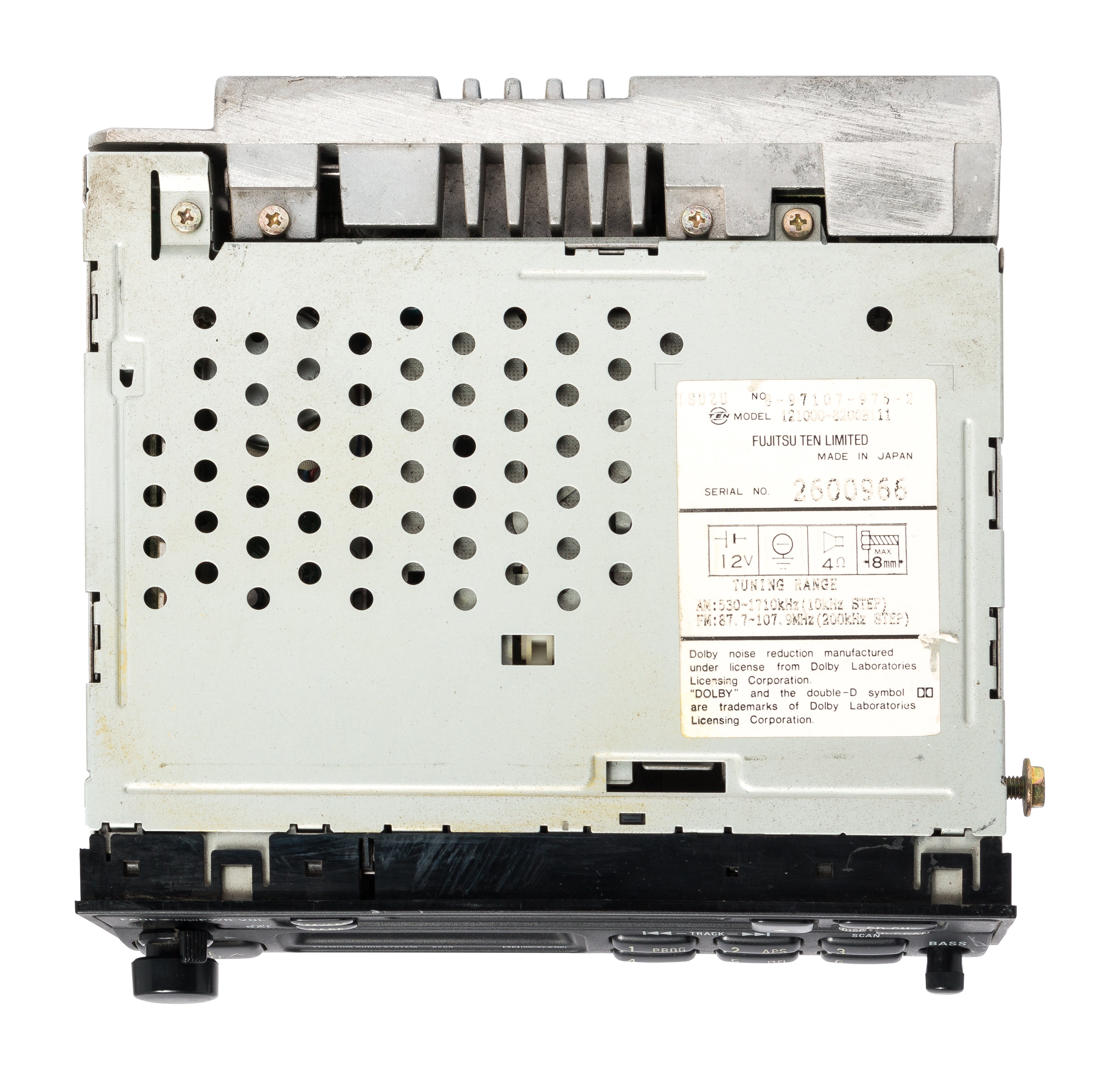 Isuzu Rodeo Radio 1995-1997 Isuzu Rodeo AM FM Radio with Cassette Tape Receiver 8-97107 ...