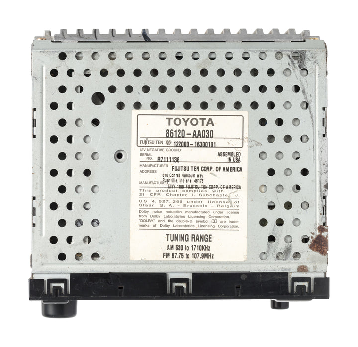 1999 Toyota Camry Avalon Solara AM FM Radio CD Cassette 86120