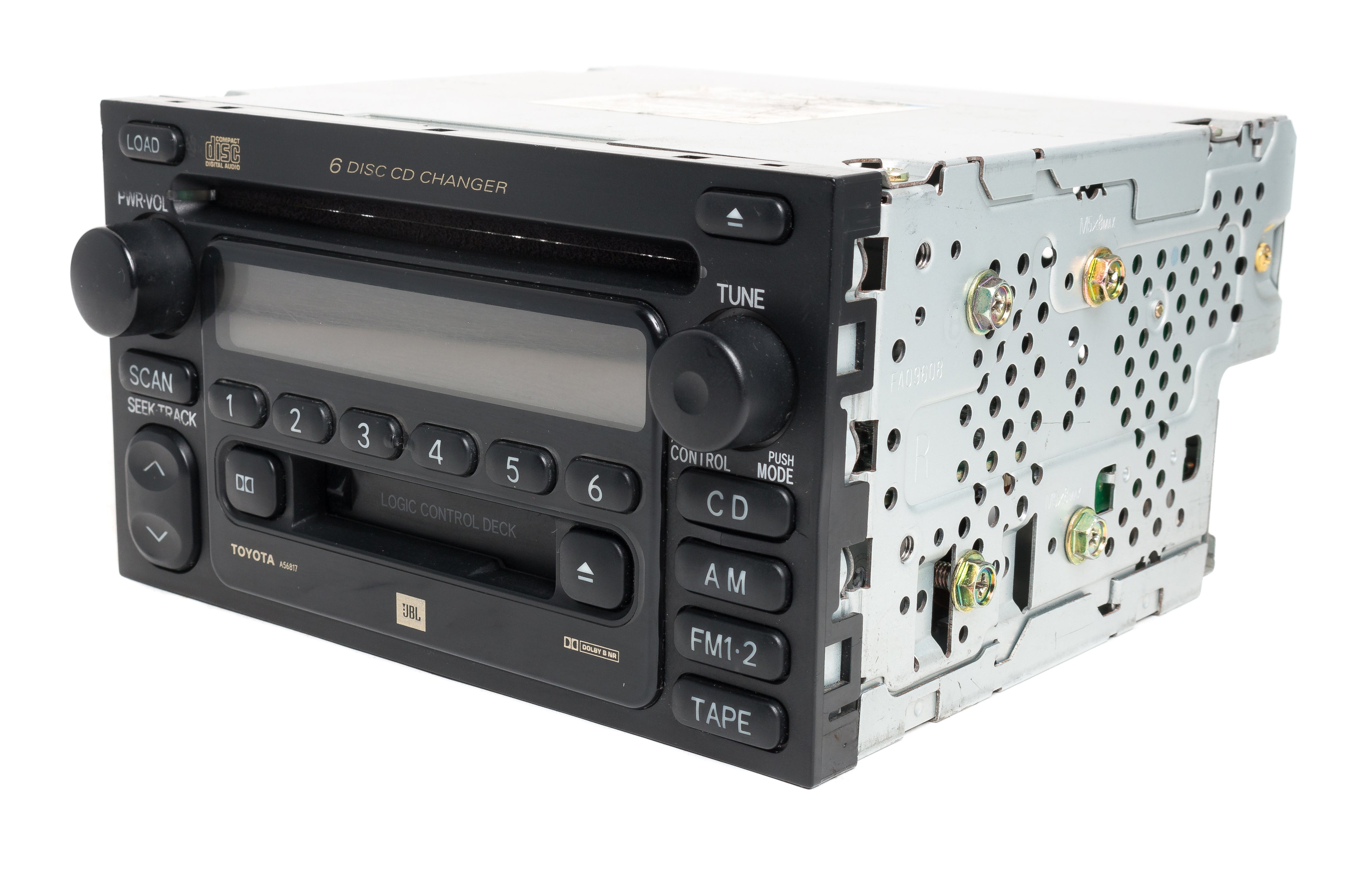 1999-2003 Toyota Camry Sienna AM FM Radio 6 CD Player 86120-0C040 Face ...