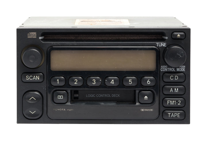 2000-03 Toyota Solara Tacoma 4Runner AM FM Radio CD Cassette 86120