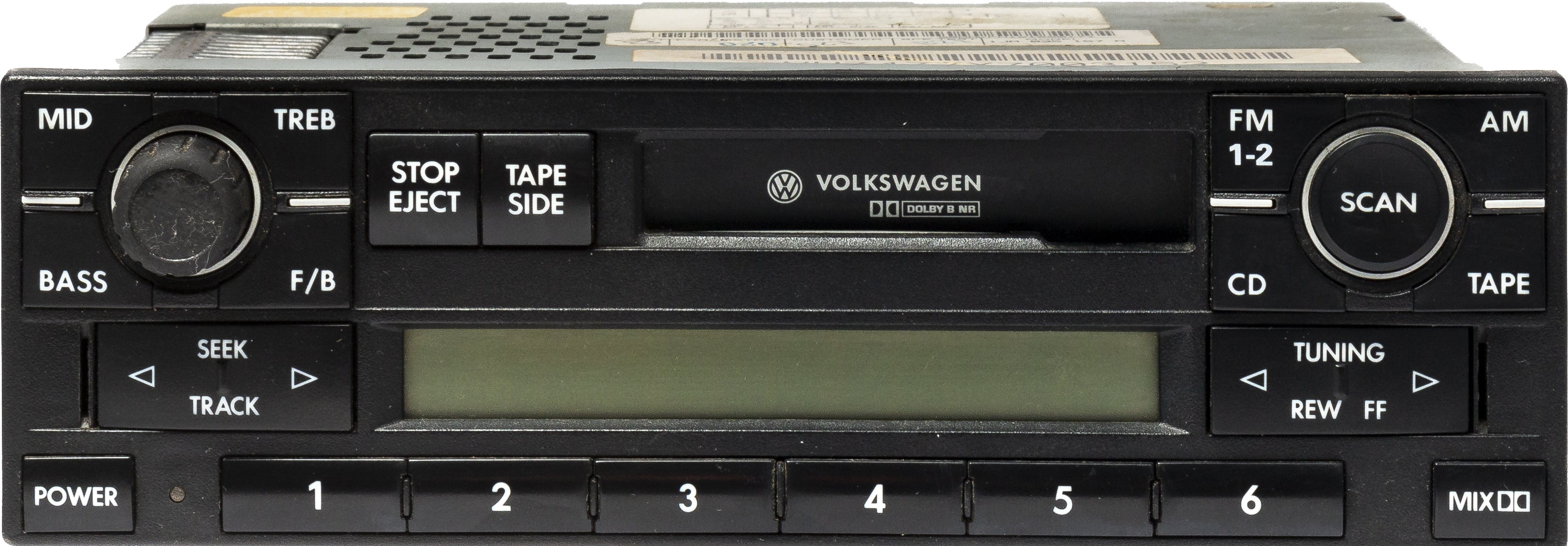 1999-2009 Volkswagen Golf AM FM Radio Receiver Cassette Player Model 1 –  1factoryradio