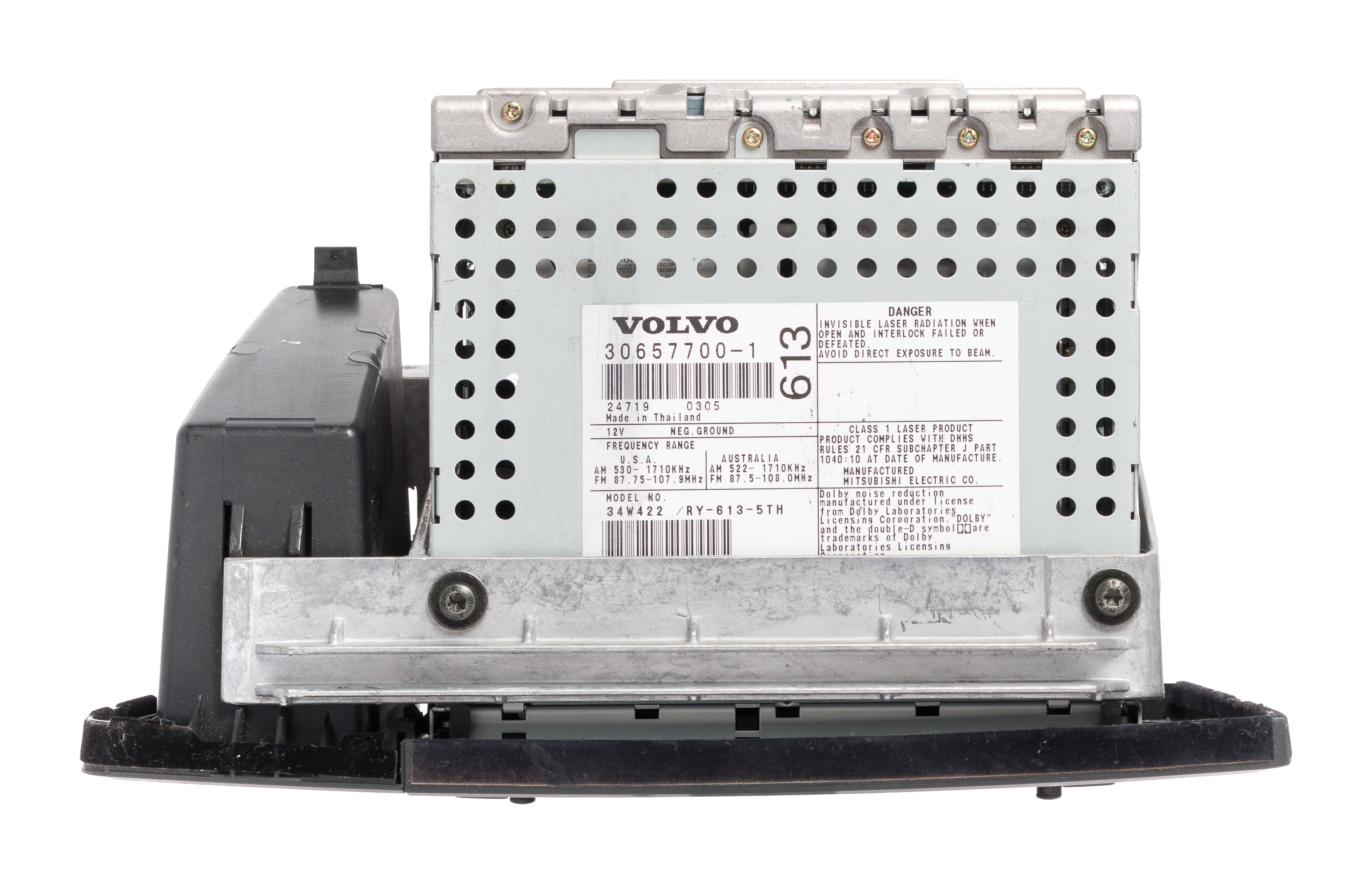 36050651 2001-2005 Volvo 60 70 Series AM FM Radio CD Cassette Player 30657700-1 ...