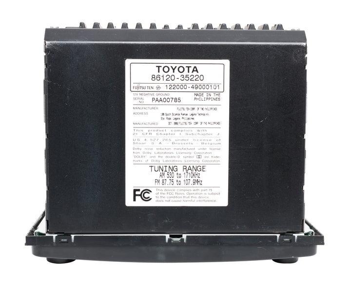 2003-05 Toyota 4Runner RAV4 OEM AM FM CD Cassette Radio 86120