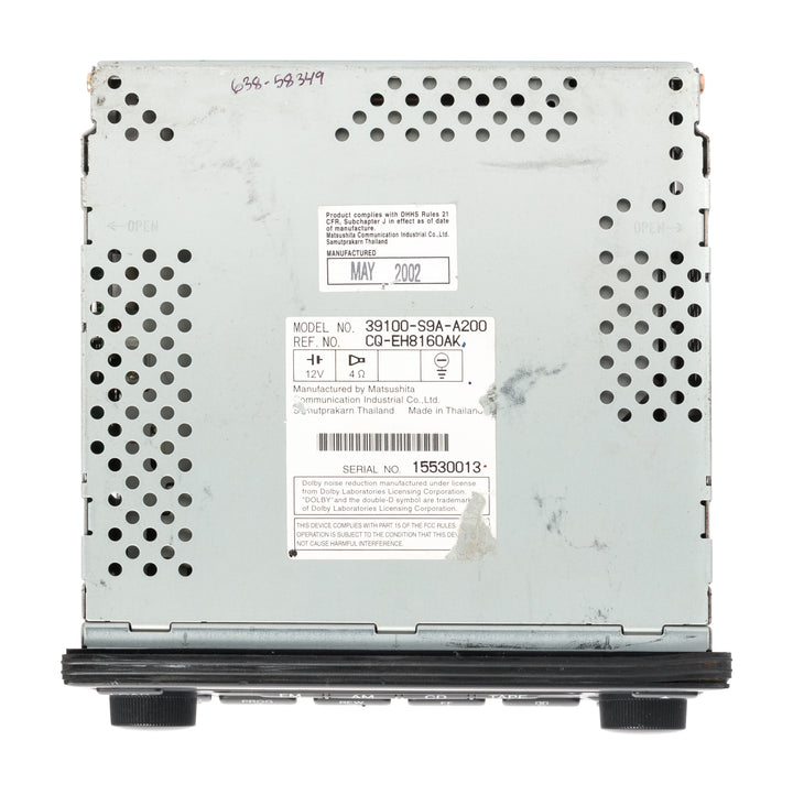CDページ 2010-2013 Nissan Altima AM FM Single Disc CD Player Radio