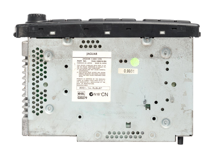 2002-03 Jaguar X Type AM FM Radio Receiver 6 Disc CD Player Model