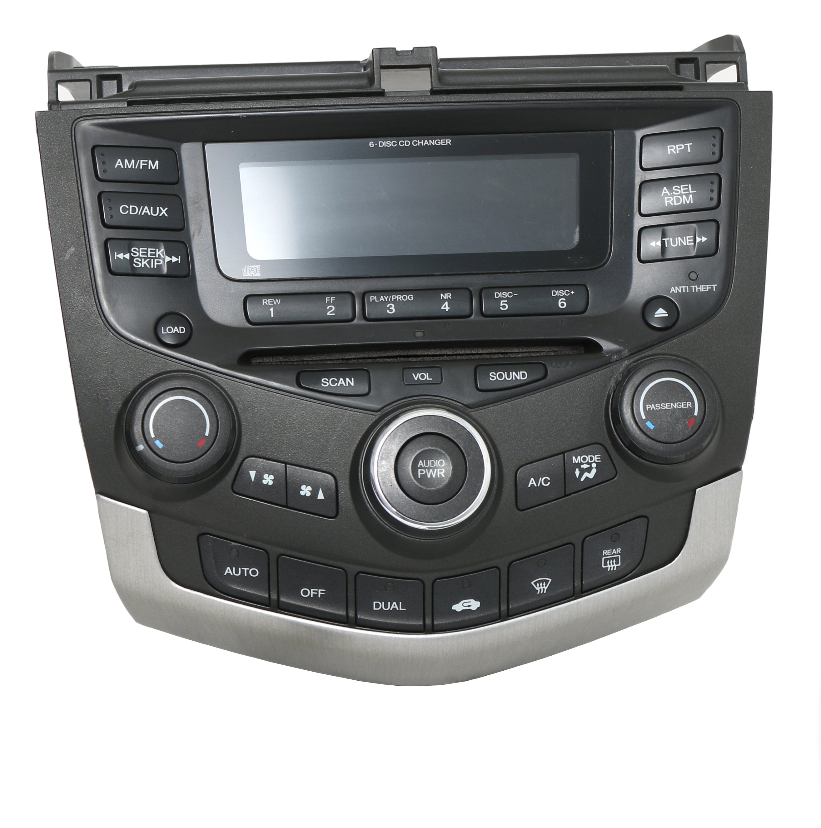 カーステレオ 2003-2007 Honda Accord AM FM OEM Radio 6 Disc CD Player 39175-SDN