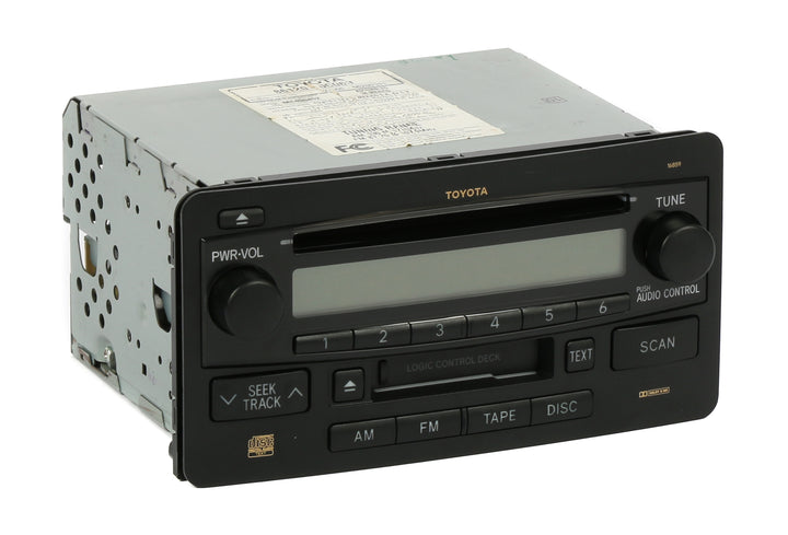 Toyota Tundra 2005-2006 Radio AM FM Single Disc CD Cassette 86120