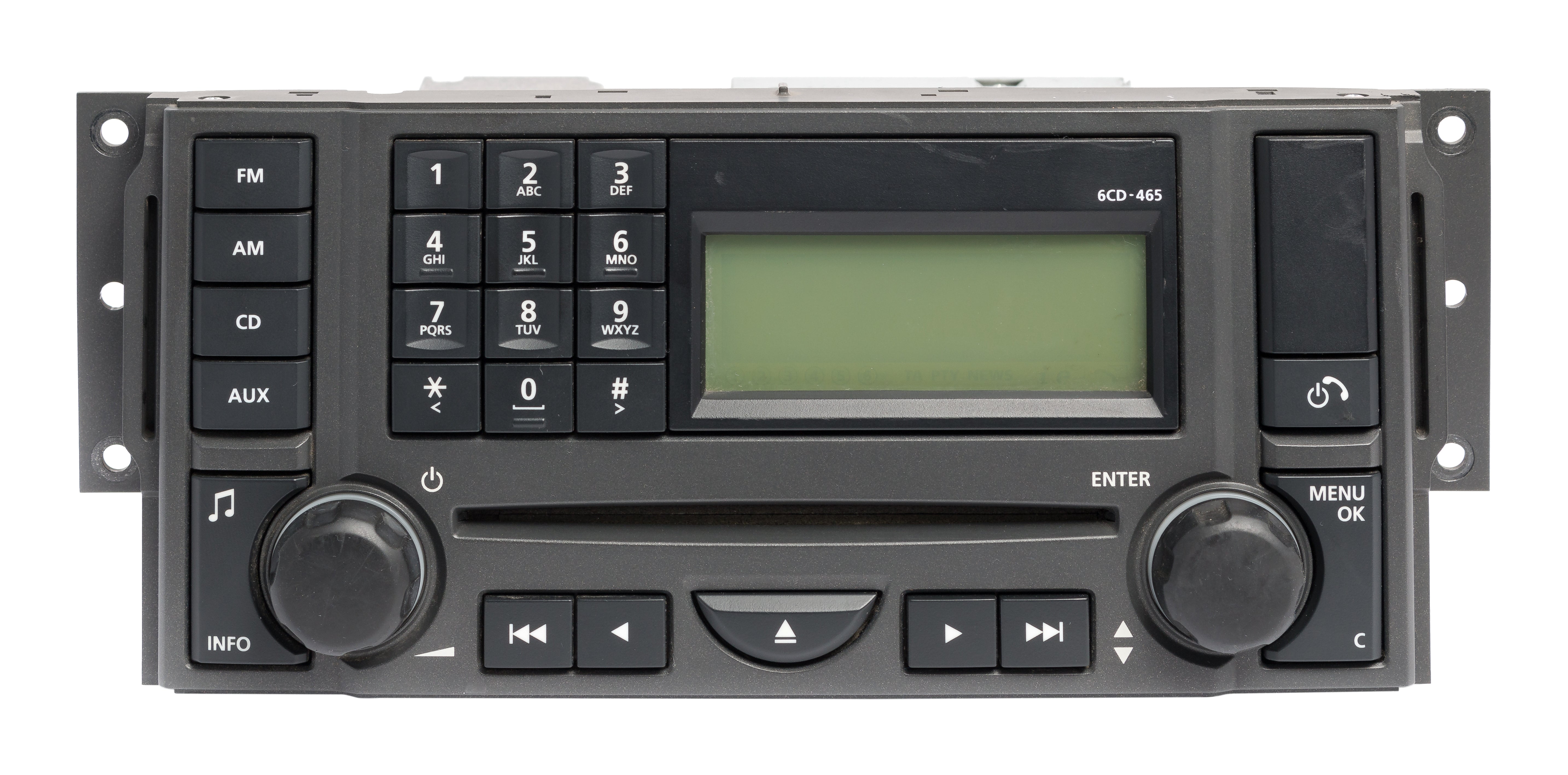 2005-2009 Land Rover LR3 AM FM Radio Receiver 6 Disc CD MP3 Player VUX ...