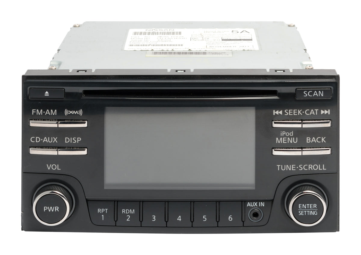 2012-2015 Nissan Rogue AM FM Radio Single Disc CD Player XM w Display ...