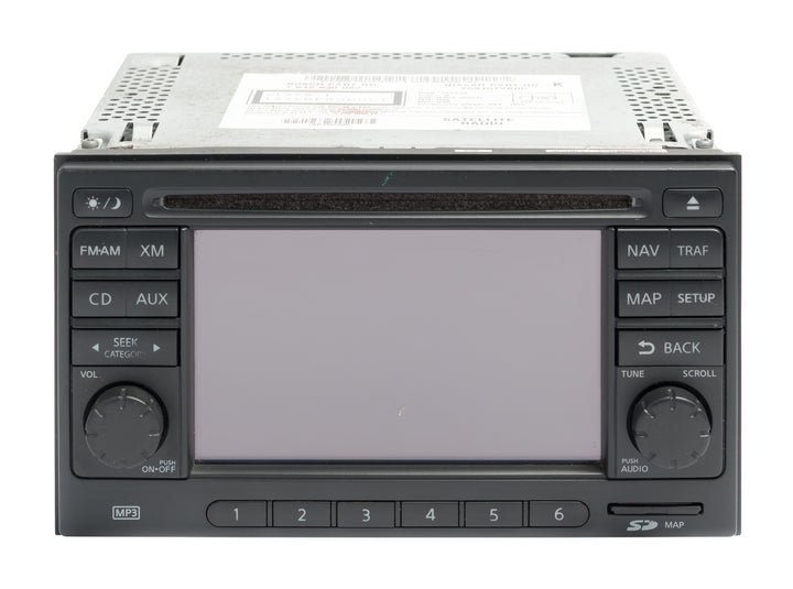 Nissan Rogue 2011-12 Radio AM FM SiriusXM Navigation 6 Disc CD 