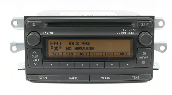 Toyota 2012-2013 Corolla AM FM Single Disc CD w Bluetooth 86120