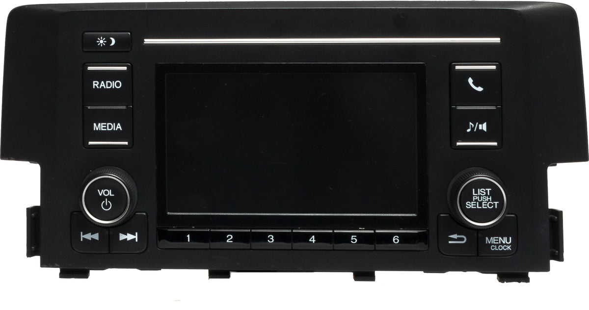 2016-17 Honda Civic AMFM Radio Multimedia Player Telematics Model ID 3 ...