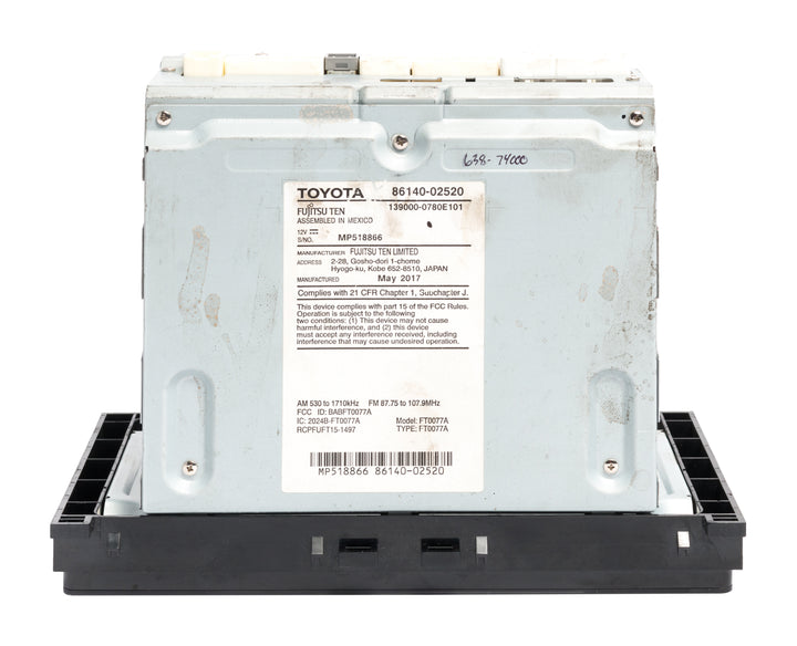 CLOSE DALIAN CDセット 2017-18 Toyota Corolla AM FM Radio Single Disc CD Display