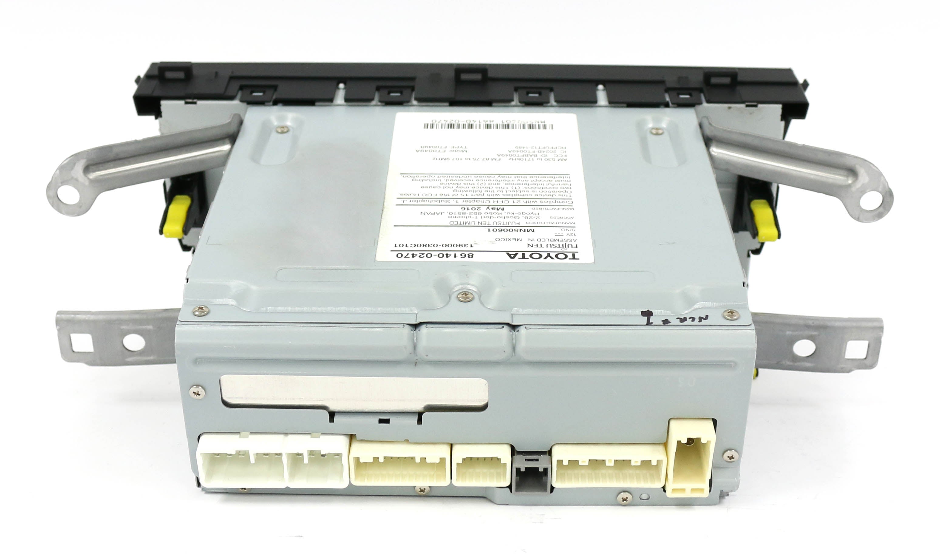 85640007 2015-2016 Toyota Corolla OEM AM FM Radio CD Display Screen 86140-02470 ...